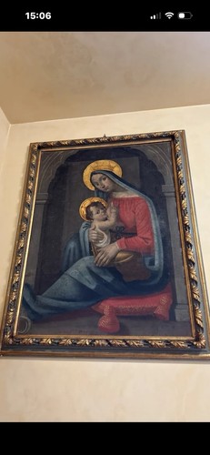 Quadro antico madonna - quadro,