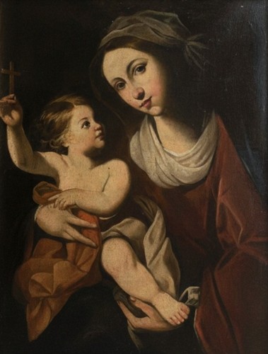 Antico dipinto olio tela - dipinto,
