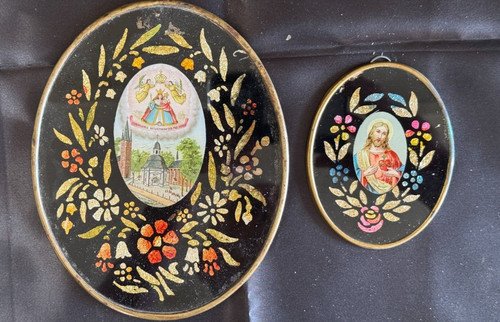 Due quadri devozionali - , madonna
