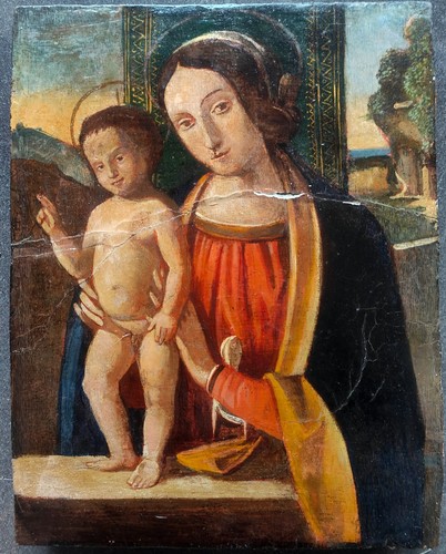 Madonna con bambino scuola - madonna,