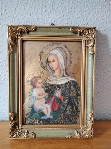 Piccolo quadro madonna con - quadro,