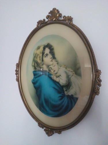 Quadro ovale madonna - quadro,