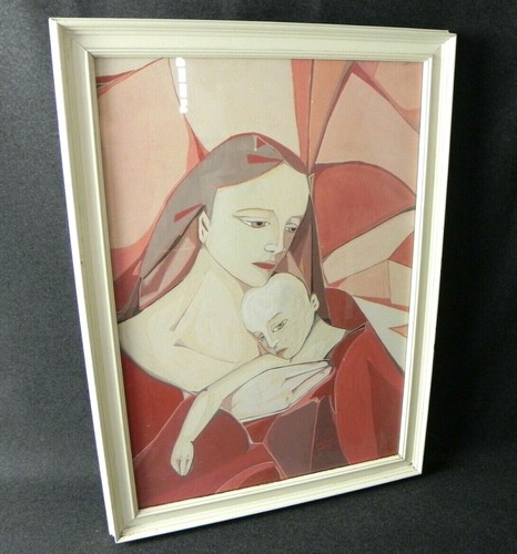 Dipinto olio quadro - olio, madonna