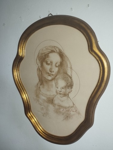 Quadro madonna con bambino - quadro,