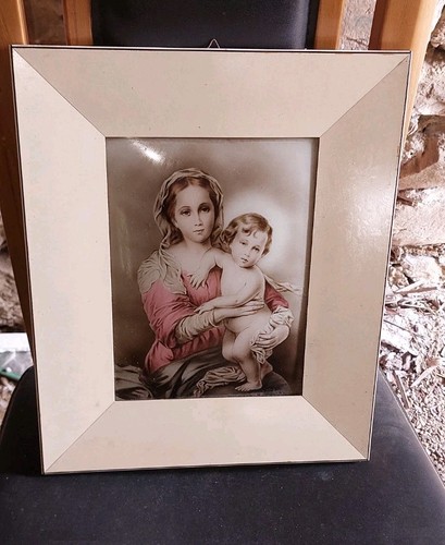 Quadro madonna con bambino - con,