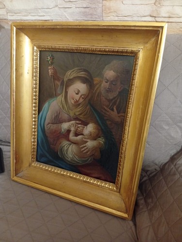 Quadro madonna con bambino - con,