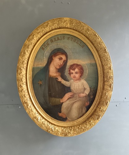 Dipinto antico madonna col - antico,
