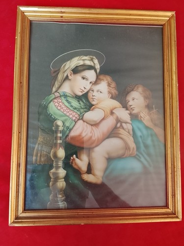 Quadro religioso incorniciato