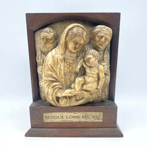 Scultura madonna con - scultura,