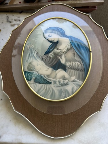 Quadro madonna con bambino - •,