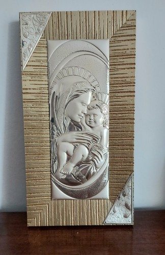 Icona sacra madonna con - sacra,