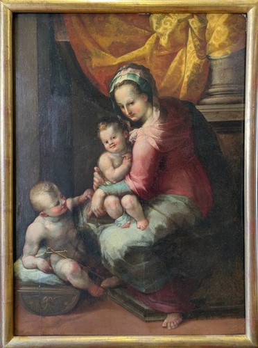 Madonna con bambino - con, e