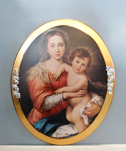 Quadro argento madonna - in, con