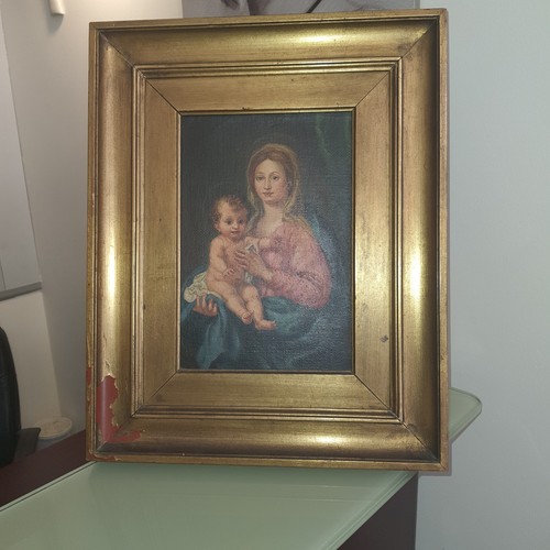 Antico quadro olio - su, tela
