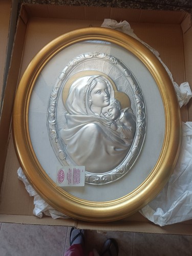 Tucci quadro ovale - quadro, madonna