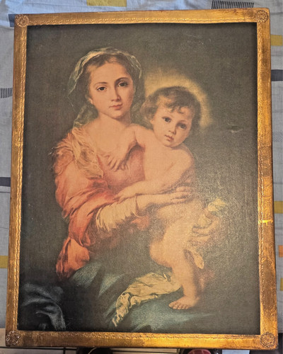 Quadro madonna con bambino - bambino, di