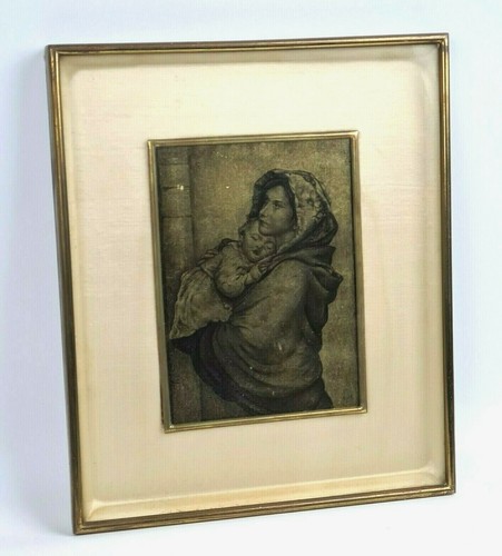 Quadro madonna con bambino - con, su