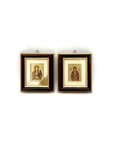 Coppia quadretti sacri vintage - sacri,