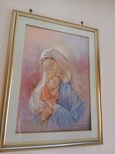 Quadro madonna con bambino - bambino,