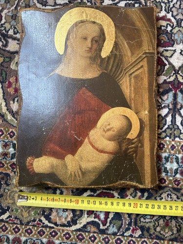 Quadro madonna con - bambino,