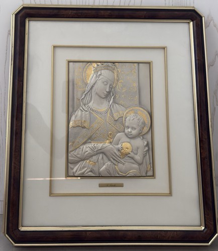 Quadro madonna con bambino - madonna, in