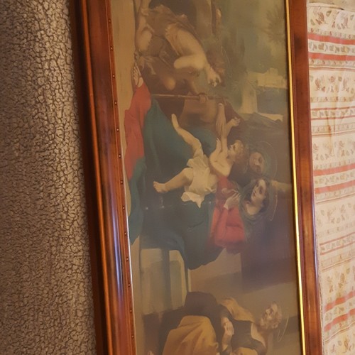 Quadro religioso incorniciato